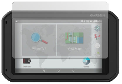 Matte Displayschutzfolie von dipos passend für Garmin Fleet 790 EU, präziser Zuschnitt und blasenfrei montiert