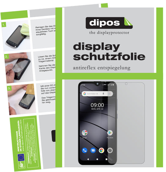 Matte Displayschutzfolie von dipos passend für Gigaset GS110, präziser Zuschnitt und blasenfrei montiert