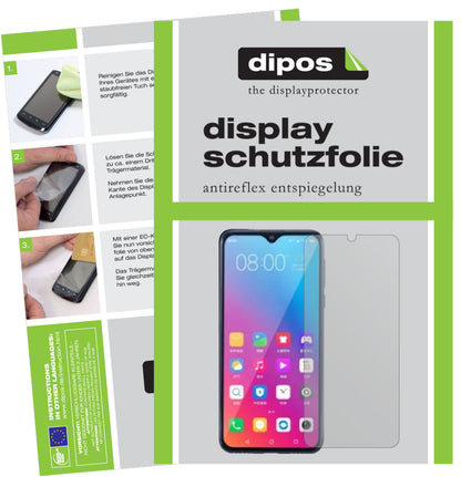 Matte Displayschutzfolie von dipos passend für Gionee Steel 5, präziser Zuschnitt und blasenfrei montiert