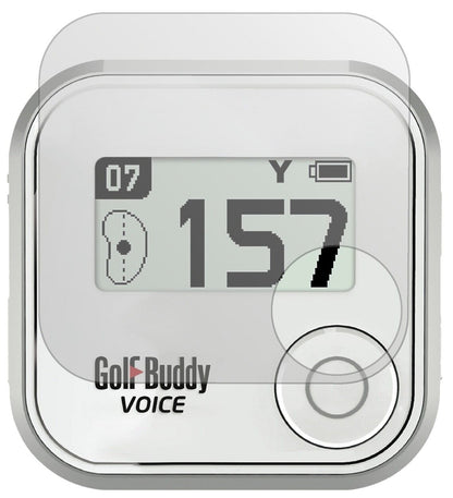 Matte Displayschutzfolie von dipos passend für Golfbuddy Voice, präziser Zuschnitt und blasenfrei montiert