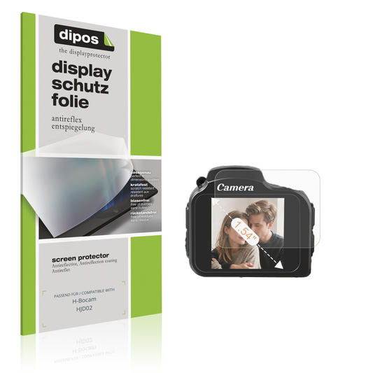 Matte Displayschutzfolie von dipos passend für H-Bocam HJD02, präziser Zuschnitt und blasenfrei montiert