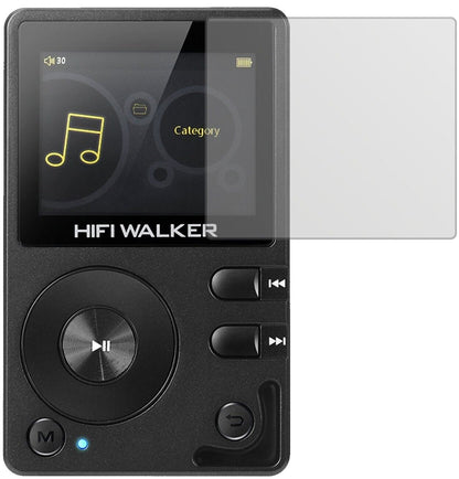 Matte Displayschutzfolie von dipos passend für HIFI WALKER H2 MP3-Player, präziser Zuschnitt und blasenfrei montiert