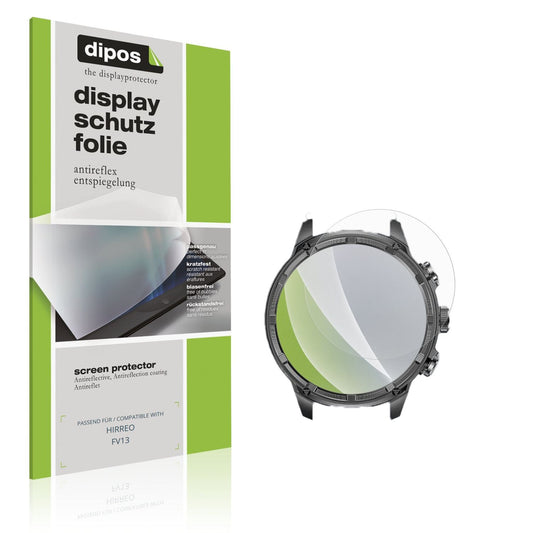 Matte Displayschutzfolie von dipos passend für HIRREO FV13, präziser Zuschnitt und blasenfrei montiert