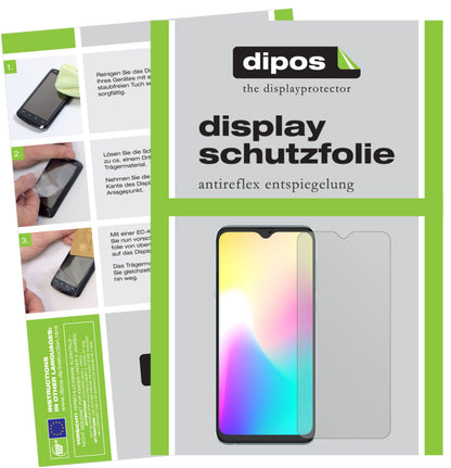 Matte Displayschutzfolie von dipos passend für Hisense Infinity H30, präziser Zuschnitt und blasenfrei montiert