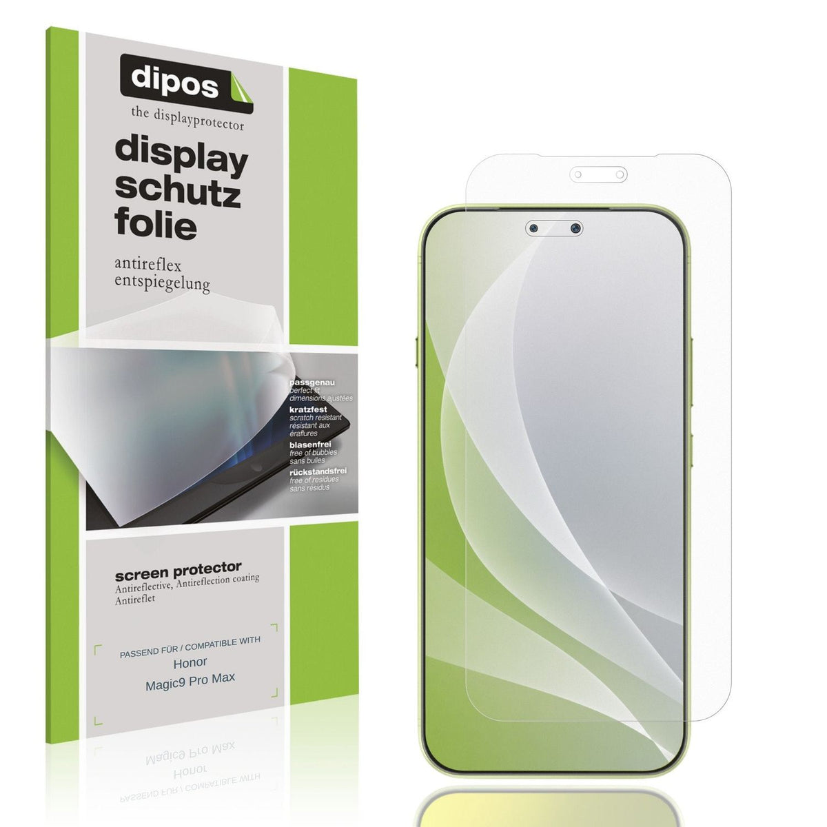 Displayschutz hergestellt in Deutschland, höchste Qualität made in Germany
