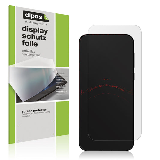 Matte Displayschutzfolie von dipos passend für Honor X5b Plus, präziser Zuschnitt und blasenfrei montiert