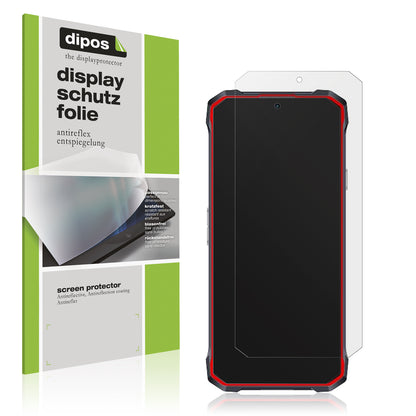 Matte Displayschutzfolie von dipos passend für Hotwav T7, präziser Zuschnitt und blasenfrei montiert