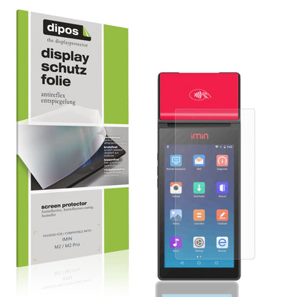 Matte Displayschutzfolie von dipos passend für IMIN M2 / M2 Pro, präziser Zuschnitt und blasenfrei montiert