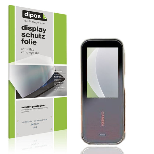 Matte Displayschutzfolie von dipos passend für Jadfezy J-09, präziser Zuschnitt und blasenfrei montiert