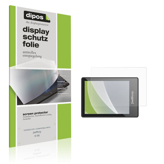 Matte Displayschutzfolie von dipos passend für Jadfezy K-06, präziser Zuschnitt und blasenfrei montiert