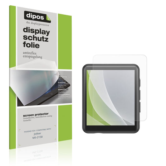 Matte Displayschutzfolie von dipos passend für Joliker M5-2158, präziser Zuschnitt und blasenfrei montiert