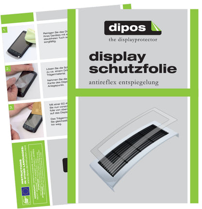 Matte Displayschutzfolie von dipos passend für Jura Giga 5 Tropfblech, präziser Zuschnitt und blasenfrei montiert