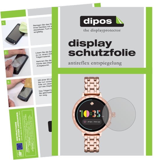 Matte Displayschutzfolie von dipos passend für Kate Spade Scallop 2, präziser Zuschnitt und blasenfrei montiert