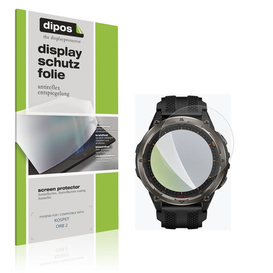 Matte Displayschutzfolie von dipos passend für KOSPET ORB 2, präziser Zuschnitt und blasenfrei montiert