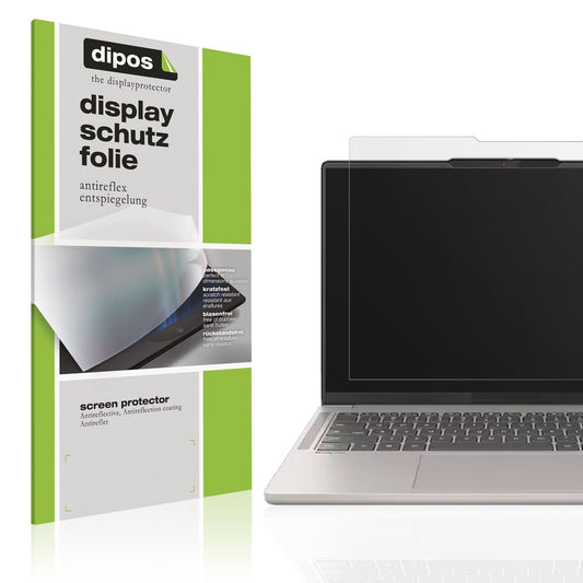 Matte Displayschutzfolie von dipos passend für Lenovo Chromebook Plus Gen 10 16 Zoll, präziser Zuschnitt und blasenfrei montiert