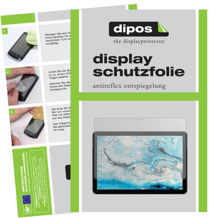 Matte Displayschutzfolie von dipos passend für Lenovo IdeaPad Duet Chromebook, präziser Zuschnitt und blasenfrei montiert