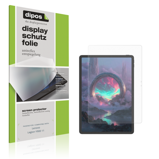 Matte Displayschutzfolie von dipos passend für Lenovo Legion Y900 11, präziser Zuschnitt und blasenfrei montiert
