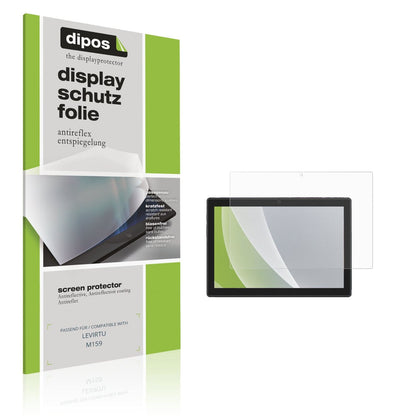 Matte Displayschutzfolie von dipos passend für LEVIRTU M159, präziser Zuschnitt und blasenfrei montiert