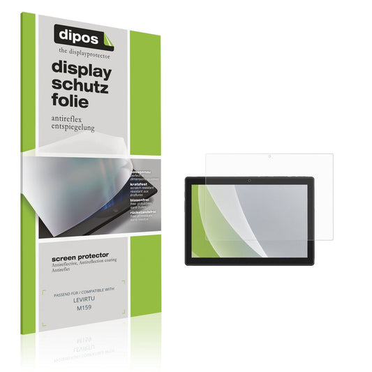 Matte Displayschutzfolie von dipos passend für LEVIRTU M159, präziser Zuschnitt und blasenfrei montiert