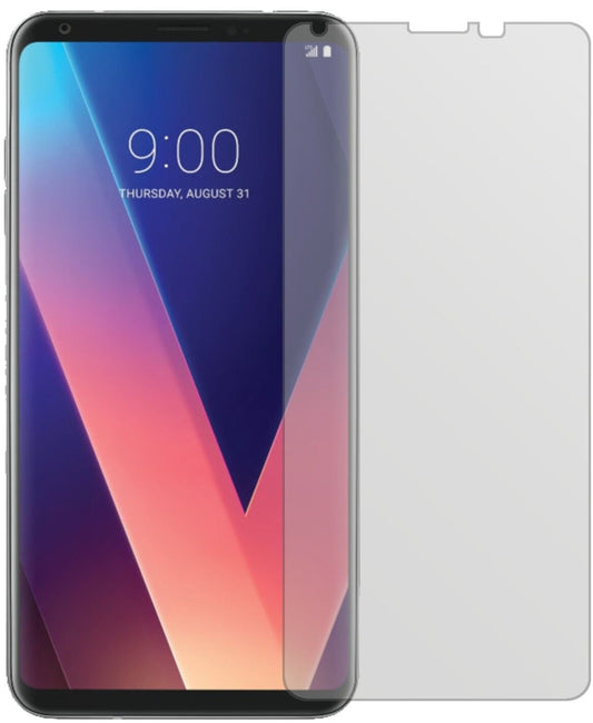 Matte Displayschutzfolie von dipos passend für LG V30 Plus, präziser Zuschnitt und blasenfrei montiert