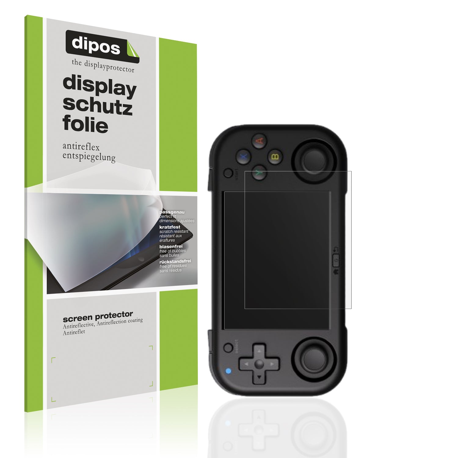 Matte Displayschutzfolie von dipos passend für Magicx Mini Zero 28, präziser Zuschnitt und blasenfrei montiert