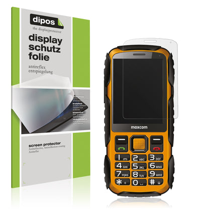 Matte Displayschutzfolie von dipos passend für MaxCom Strong MM920 L, präziser Zuschnitt und blasenfrei montiert
