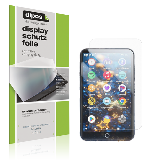Matte Displayschutzfolie von dipos passend für MECHEN H10 Lite, präziser Zuschnitt und blasenfrei montiert