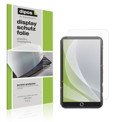 Matte Displayschutzfolie von dipos passend für MECHEN H10 S, präziser Zuschnitt und blasenfrei montiert