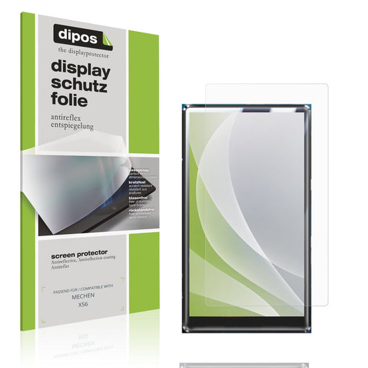 Matte Displayschutzfolie von dipos passend für MECHEN X56, präziser Zuschnitt und blasenfrei montiert
