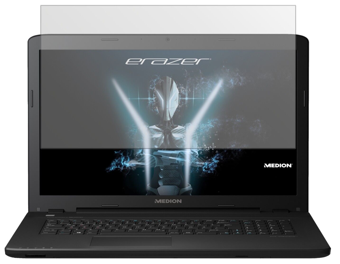 Matte Displayschutzfolie von dipos passend für Medion Erazer P6689, präziser Zuschnitt und blasenfrei montiert