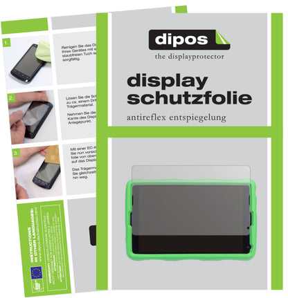 Matte Displayschutzfolie von dipos passend für Medion Kids Tablet E10440, präziser Zuschnitt und blasenfrei montiert