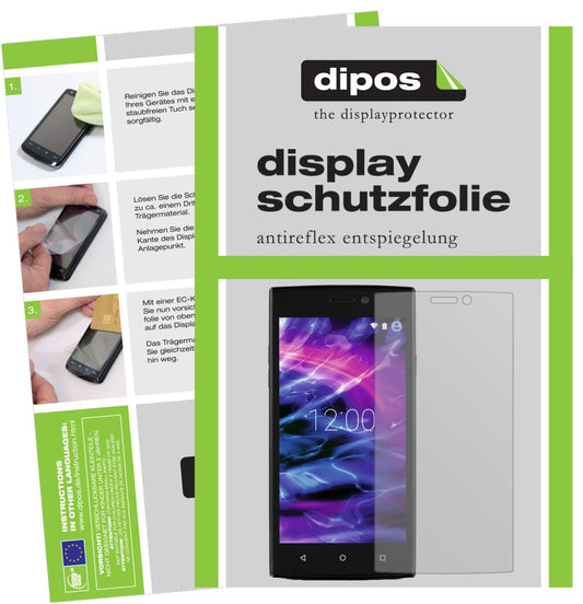 Matte Displayschutzfolie von dipos passend für Medion Life E5005, präziser Zuschnitt und blasenfrei montiert