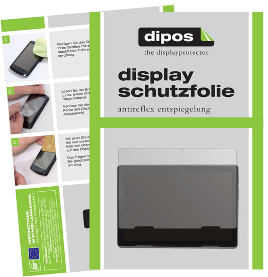 Matte Displayschutzfolie von dipos passend für Medion LifeTab Education P10912, präziser Zuschnitt und blasenfrei montiert
