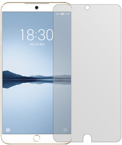 Matte Displayschutzfolie von dipos passend für Meizu 15 Plus, präziser Zuschnitt und blasenfrei montiert