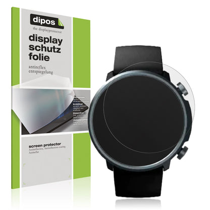 Matte Displayschutzfolie von dipos passend für Mibro Watch A1, präziser Zuschnitt und blasenfrei montiert
