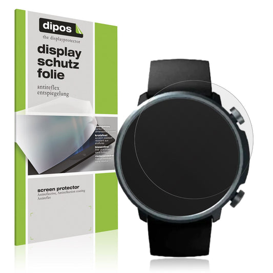 Matte Displayschutzfolie von dipos passend für Mibro Watch A1, präziser Zuschnitt und blasenfrei montiert