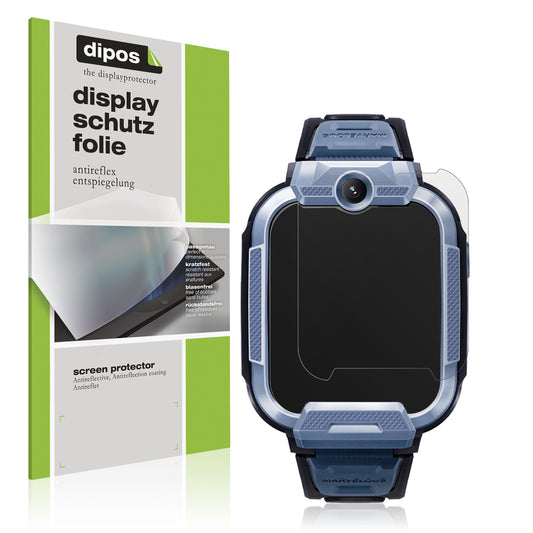 Matte Displayschutzfolie von dipos passend für Mibro Z5 1.69 Zoll, präziser Zuschnitt und blasenfrei montiert