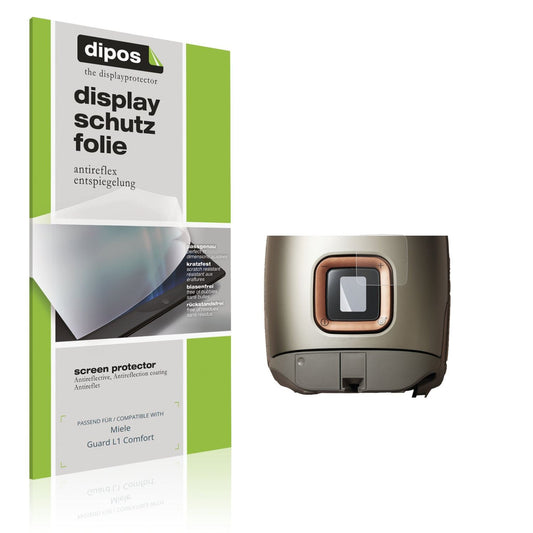 Matte Displayschutzfolie von dipos passend für Miele Guard L1 Comfort, präziser Zuschnitt und blasenfrei montiert