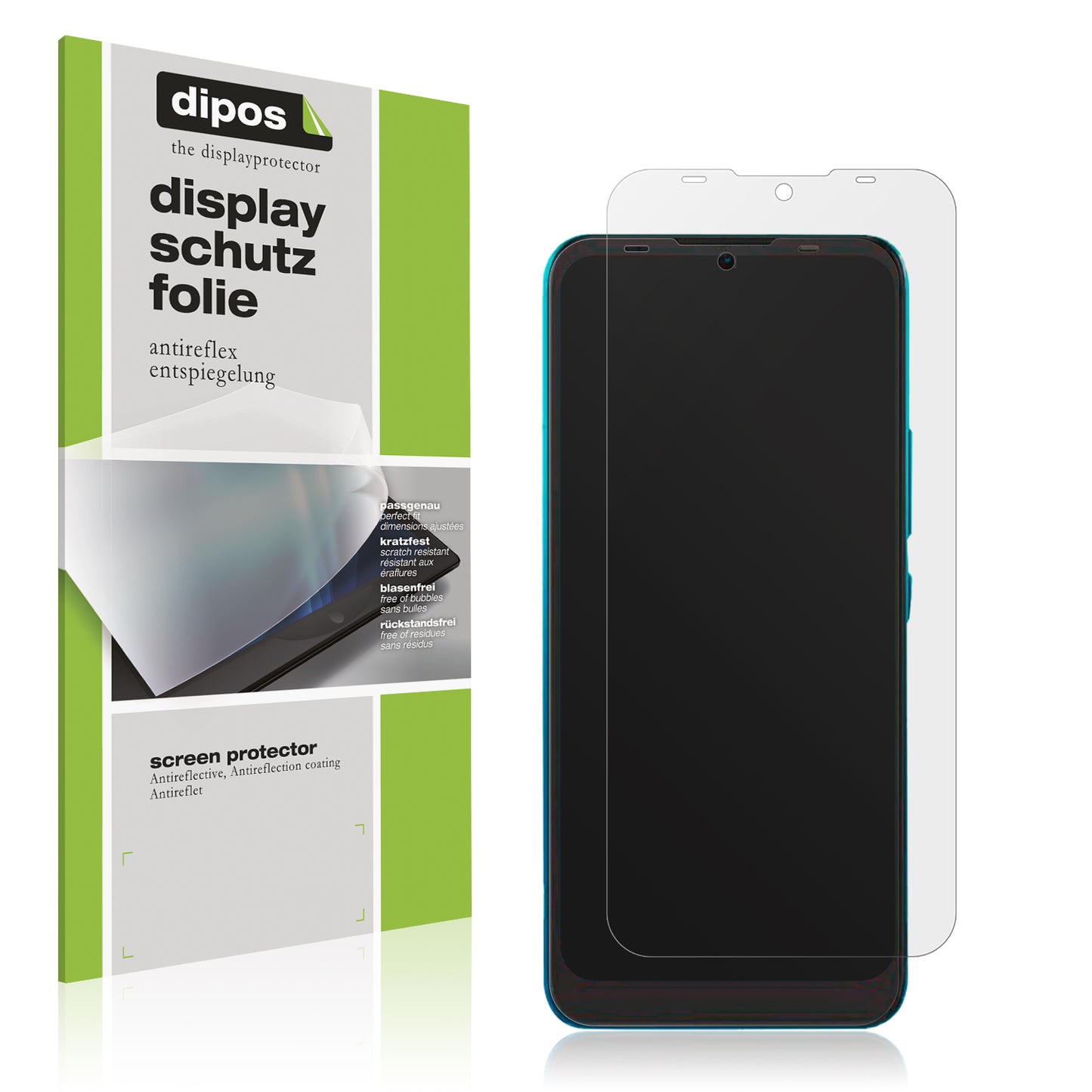 Matte Displayschutzfolie von dipos passend für Mobicel Epic, präziser Zuschnitt und blasenfrei montiert