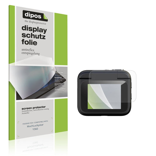 Matte Displayschutzfolie von dipos passend für MuchLuckystar Y360, präziser Zuschnitt und blasenfrei montiert
