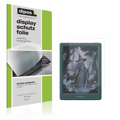 Matte Displayschutzfolie von dipos passend für Musnap Neo C, präziser Zuschnitt und blasenfrei montiert