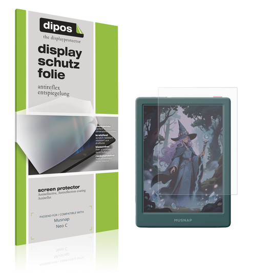 Matte Displayschutzfolie von dipos passend für Musnap Neo C, präziser Zuschnitt und blasenfrei montiert