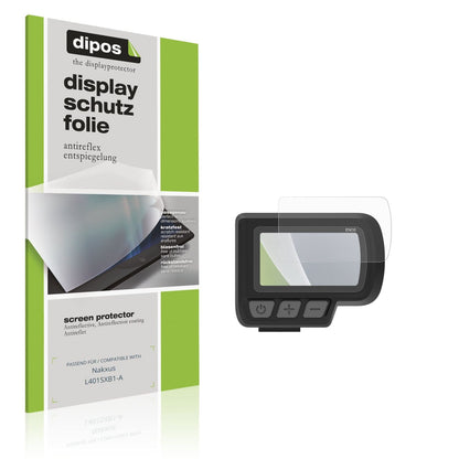 Matte Displayschutzfolie von dipos passend für Nakxus L401SXB1-A, präziser Zuschnitt und blasenfrei montiert