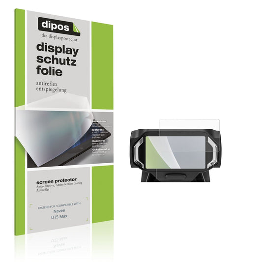 Matte Displayschutzfolie von dipos passend für Navee UT5 Max, präziser Zuschnitt und blasenfrei montiert