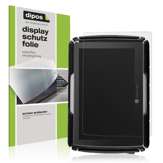 Matte Displayschutzfolie von dipos passend für Navitel G550 Moto 4.3 Zoll, präziser Zuschnitt und blasenfrei montiert