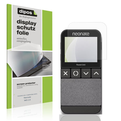Matte Displayschutzfolie von dipos passend für Neonate N65 2.0, präziser Zuschnitt und blasenfrei montiert