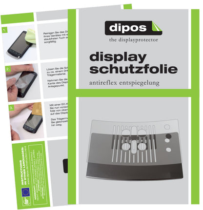 Matte Displayschutzfolie von dipos passend für NIVONA NICR 768 Tropfblech, präziser Zuschnitt und blasenfrei montiert