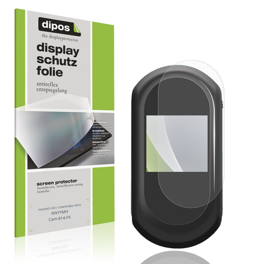 Matte Displayschutzfolie von dipos passend für NNYYMH Cam-814-FX, präziser Zuschnitt und blasenfrei montiert