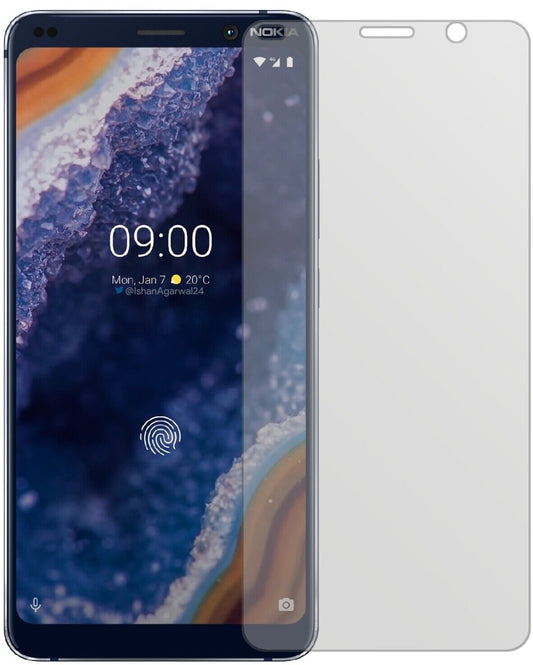 Matte Displayschutzfolie von dipos passend für Nokia 9 PureView, präziser Zuschnitt und blasenfrei montiert