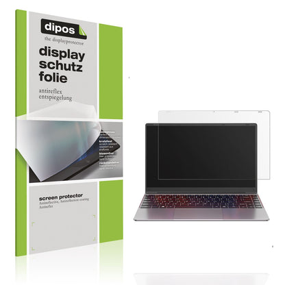 Matte Displayschutzfolie von dipos passend für Notodd N200 14 Zoll, präziser Zuschnitt und blasenfrei montiert